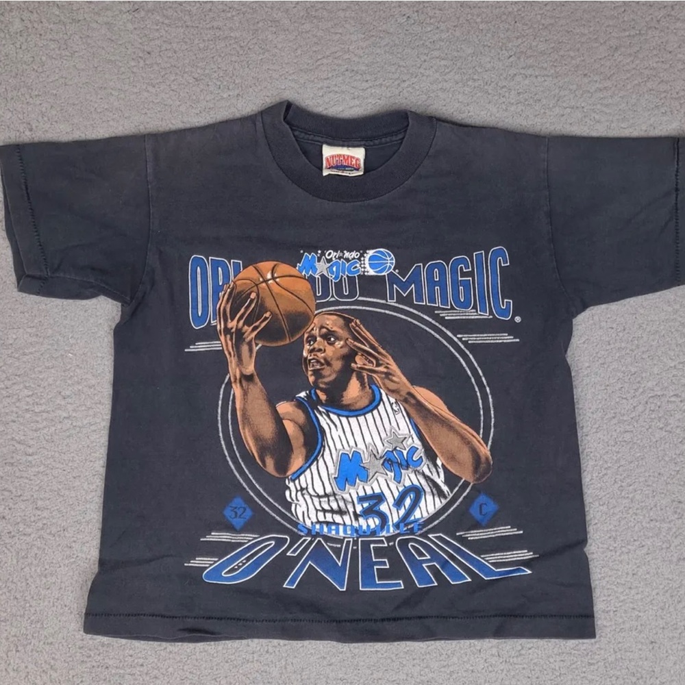 Vintage Shaquille O’Neal Rookie Tshirt Brand Nutmeg NBA